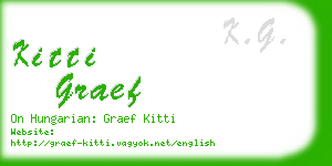 kitti graef business card